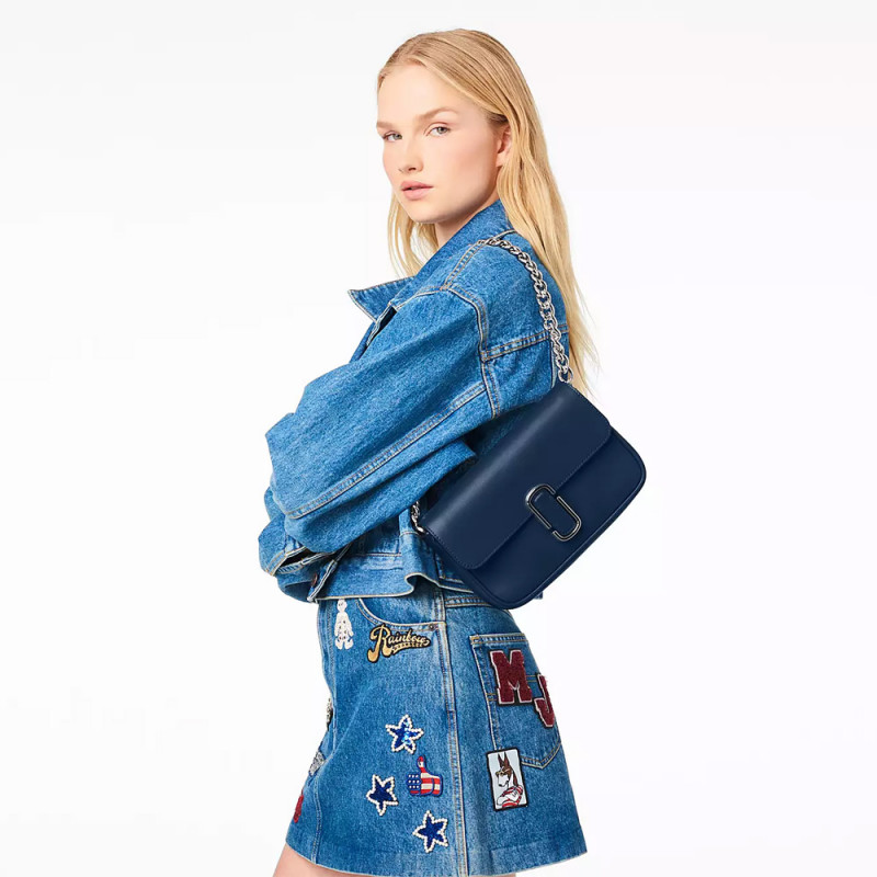Сумка Marc Jacobs The J Marc Shoulder Bag – Blue Sea