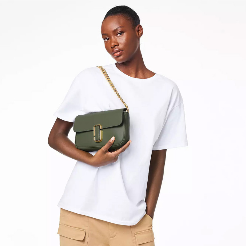 Сумка Marc Jacobs The J Marc Shoulder Bag – Bronze Green