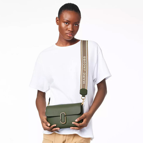 Сумка Marc Jacobs The J Marc Shoulder Bag – Bronze Green