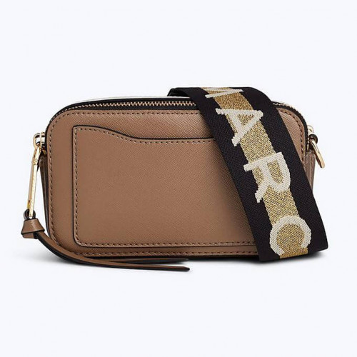 Сумка Marc Jacobs Logo Strap Snapshot French Grey Multi