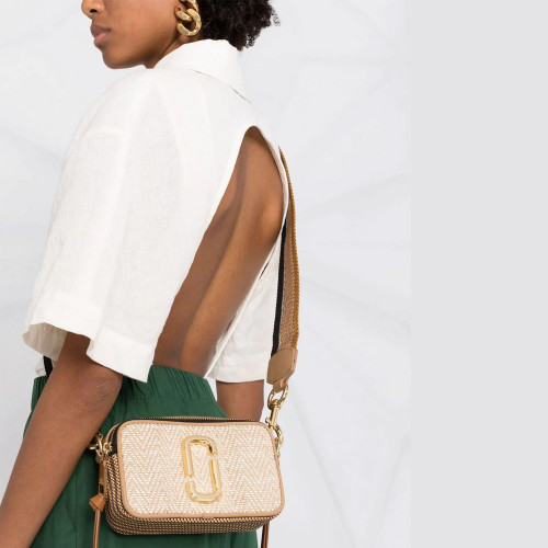 Сумка Marc Jacobs The Mixed Media Snapshot Crossbady - Beige
