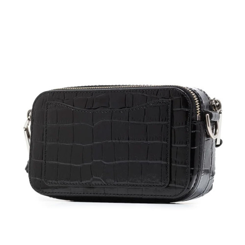 Сумка Marc Jacobs Snapshot The Croc-embossed – Black