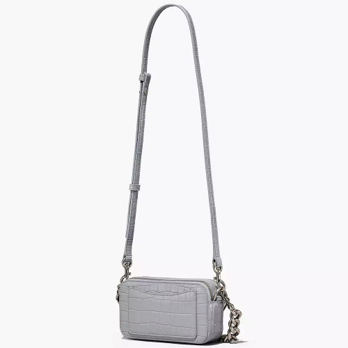 Сумка Marc Jacobs Snapshot The Croc-embossed – Quarry