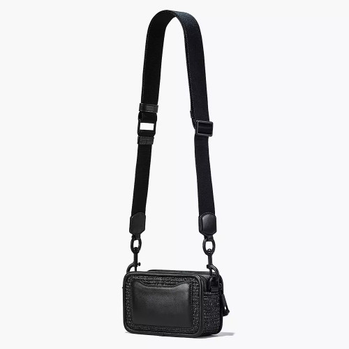 Сумка Marc Jacobs The Woven Snapshot DTM - Black