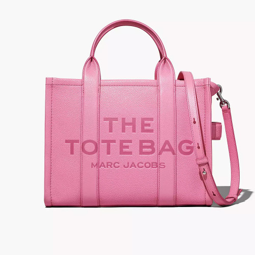 Сумка Marc Jacobs The Leather Medium Tote Bag – Candy Pink