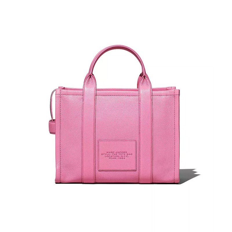 Сумка Marc Jacobs The Leather Medium Tote Bag – Candy Pink