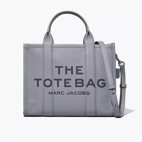 Сумка Marc Jacobs The Leather Medium Tote Bag – Wolf Grey