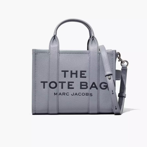  Сумка Marc Jacobs The Leather Small Tote Bag – Wolf Grey