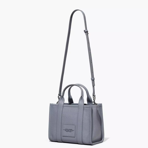  Сумка Marc Jacobs The Leather Small Tote Bag – Wolf Grey