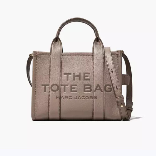  Сумка Marc Jacobs The Leather Small Tote Bag – Cement