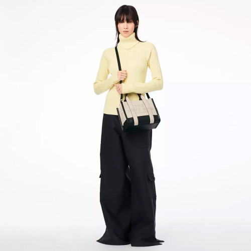  Сумка Marc Jacobs The Colorblock Small Tote Bag Ivory Multi