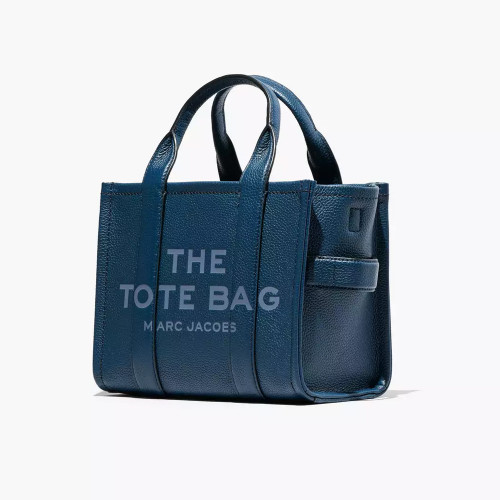  Сумка Marc Jacobs The Leather Small Tote Bag – Blue Sea