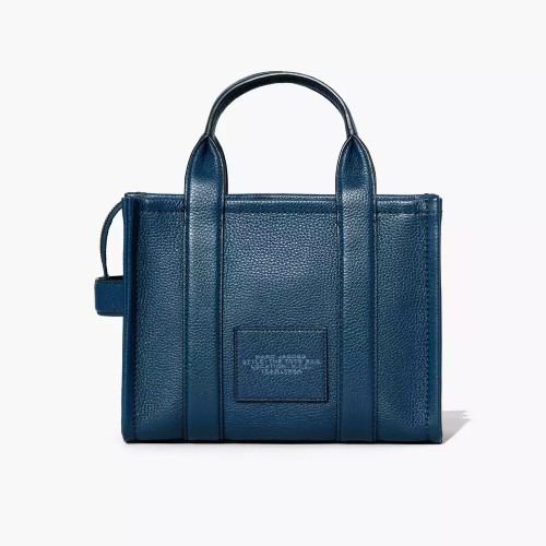 Сумка Marc Jacobs The Leather Small Tote Bag – Blue Sea