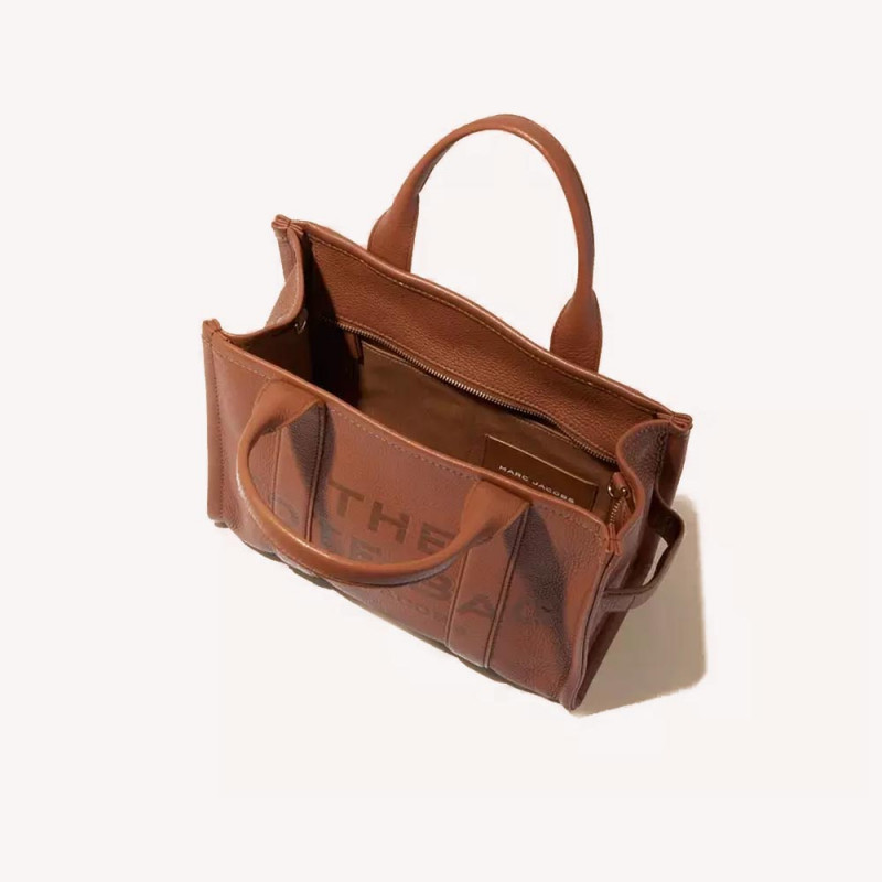 Marc Jacobs The Leather Small Tote Bag – Argan Oil