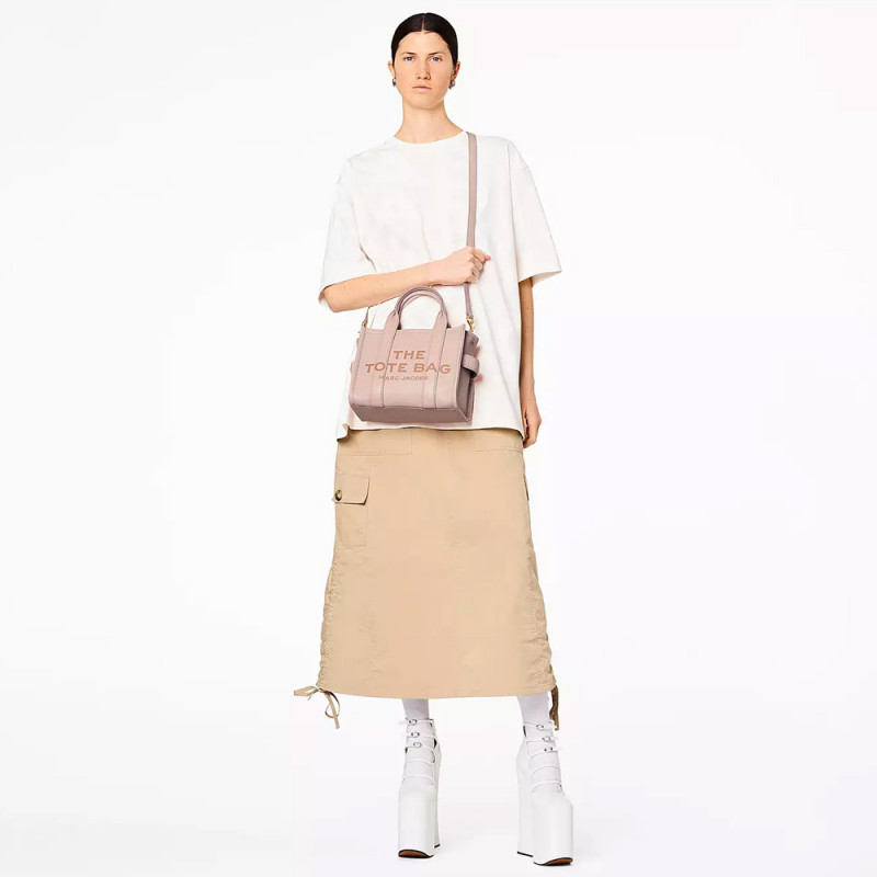 Marc Jacobs The Leather Small Tote Bag - Rose