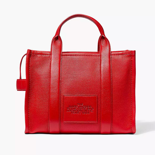 Сумка Marc Jacobs The Leather Medium Tote Bag – True Red