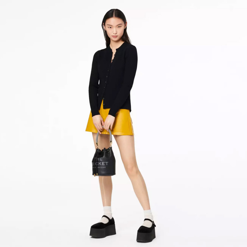 Сумка Marc Jacobs The Leather Mini Bucket Bag - Black