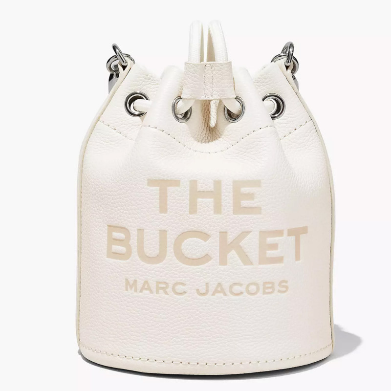 Сумка Marc Jacobs The Leather Mini Bucket Bag - Cotton Silver