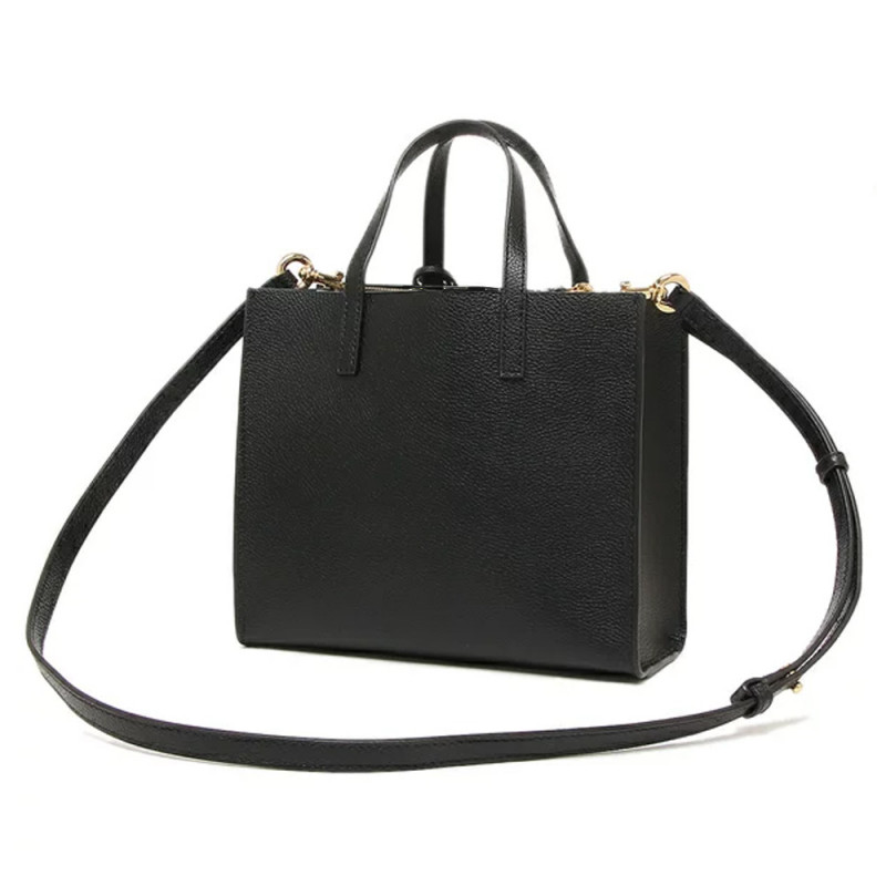 Marc Jacobs The Leather Mini Grind Tote Bag - Black