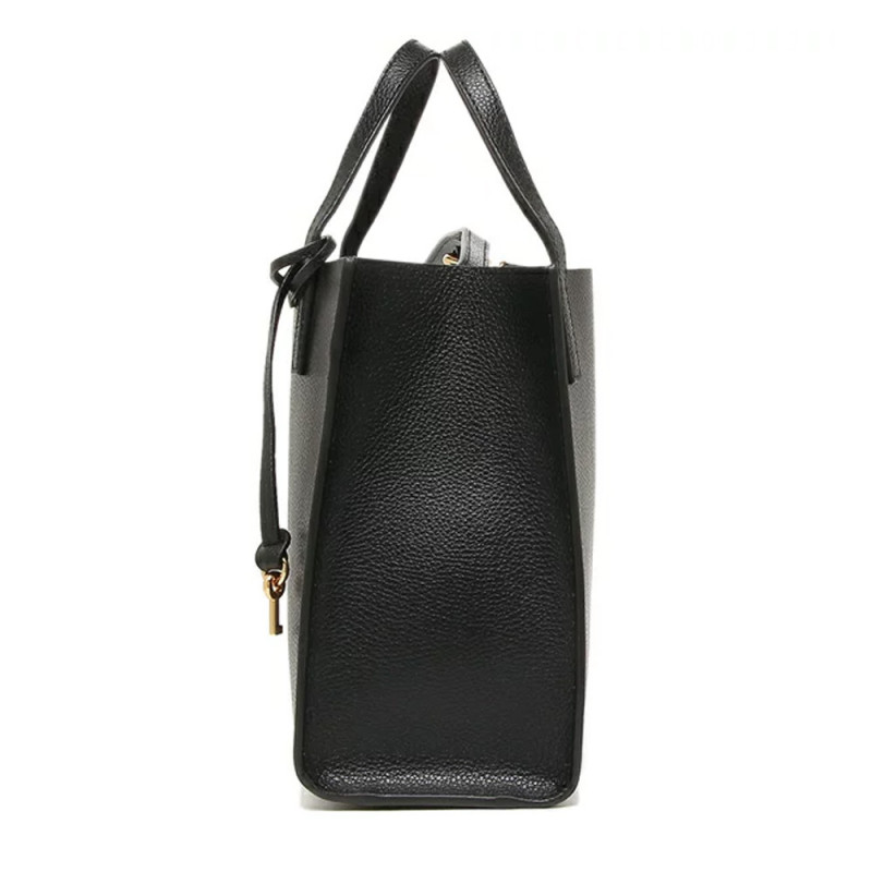 Marc Jacobs The Leather Mini Grind Tote Bag - Black