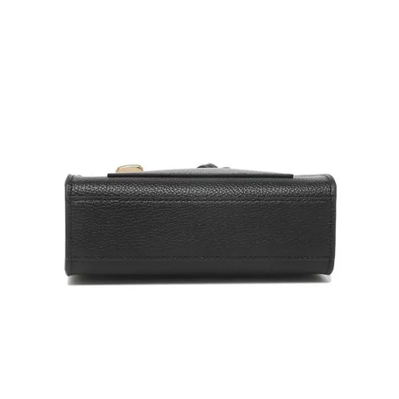 Marc Jacobs The Leather Mini Grind Tote Bag - Black