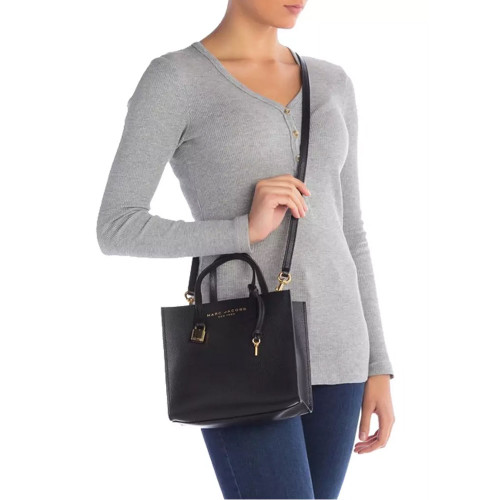 Сумка Marc Jacobs The Leather Mini Grind Tote Bag - Black