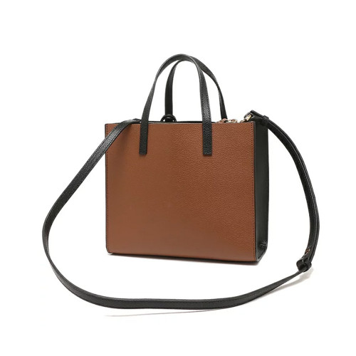 Сумка Marc Jacobs The Leather Mini Grind Tote Bag - Chocolate Truffle