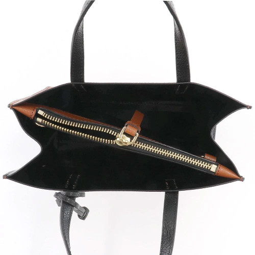 Сумка Marc Jacobs The Leather Mini Grind Tote Bag - Chocolate Truffle