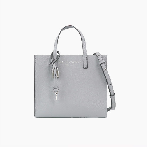 Сумка Marc Jacobs The Leather Mini Grind Tote Bag - Rock Grey