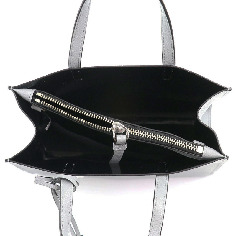 Marc Jacobs The Leather Mini Grind Tote Bag - Rock Grey