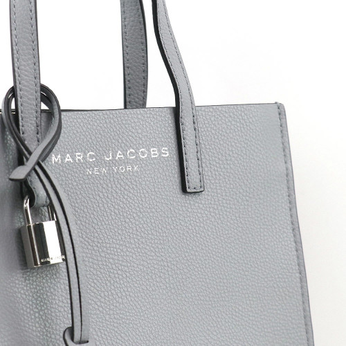 Сумка Marc Jacobs The Leather Mini Grind Tote Bag - Rock Grey