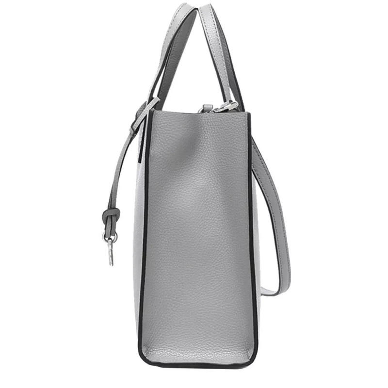 Marc Jacobs The Leather Mini Grind Tote Bag - Rock Grey