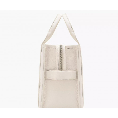 Сумка Marc Jacobs The Leather Medium Tote Bag – Cotton/Silver