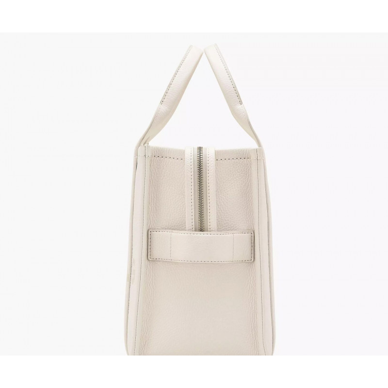 Сумка Marc Jacobs The Leather Medium Tote Bag – Cotton/Silver
