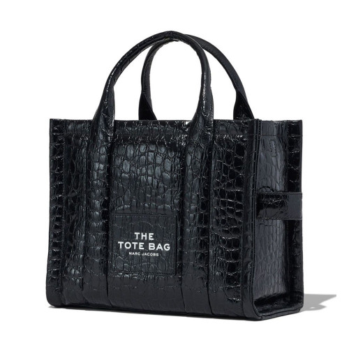 Сумка Marc Jacobs The Croc-Embossed Medium Tote Bag – Black