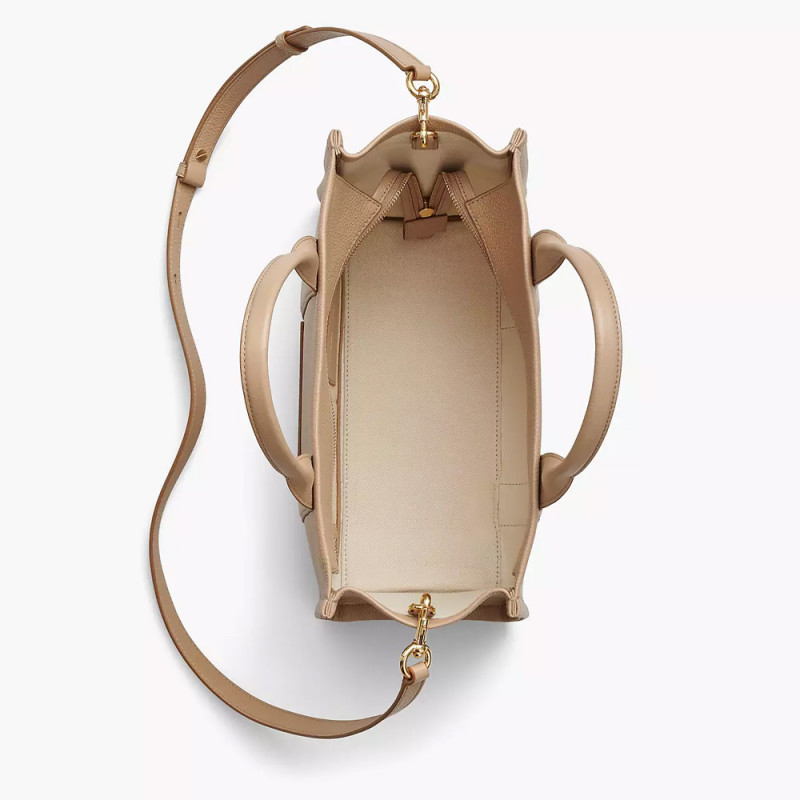 Сумка Marc Jacobs The Leather Medium Tote Bag – Camel