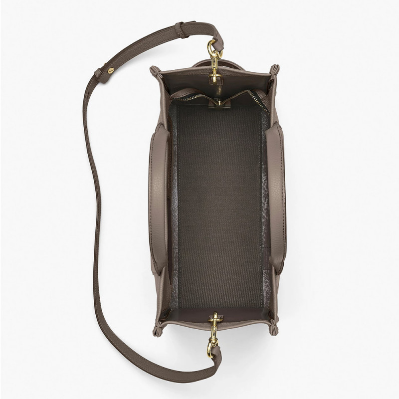 Сумка Marc Jacobs The Leather Medium Tote Bag – Cement