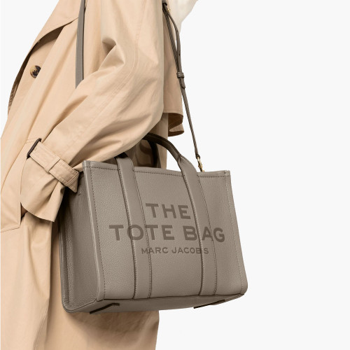 Сумка Marc Jacobs The Leather Medium Tote Bag – Cement