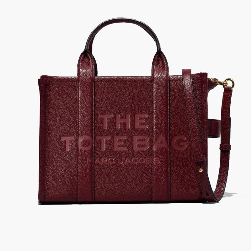 Сумка Marc Jacobs The Leather Medium Tote Bag – Cherry
