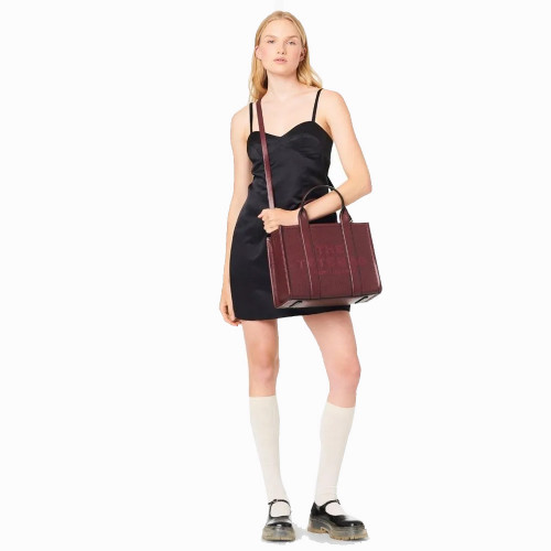 Сумка Marc Jacobs The Leather Medium Tote Bag – Cherry
