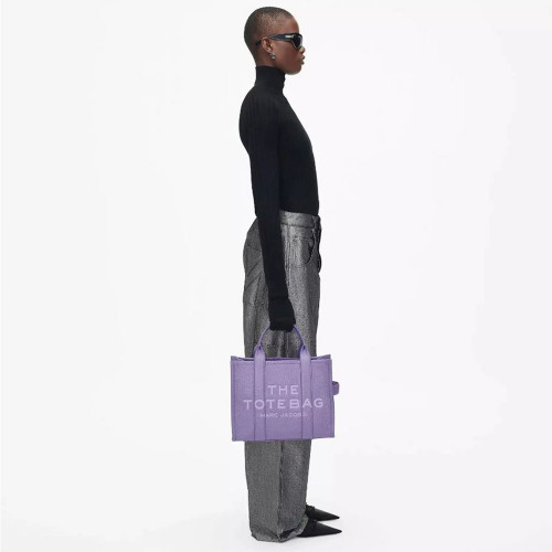 Сумка Marc Jacobs The Leather Medium Tote Bag – Lavender