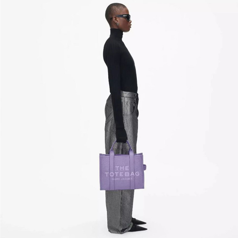 Сумка Marc Jacobs The Leather Medium Tote Bag – Lavender