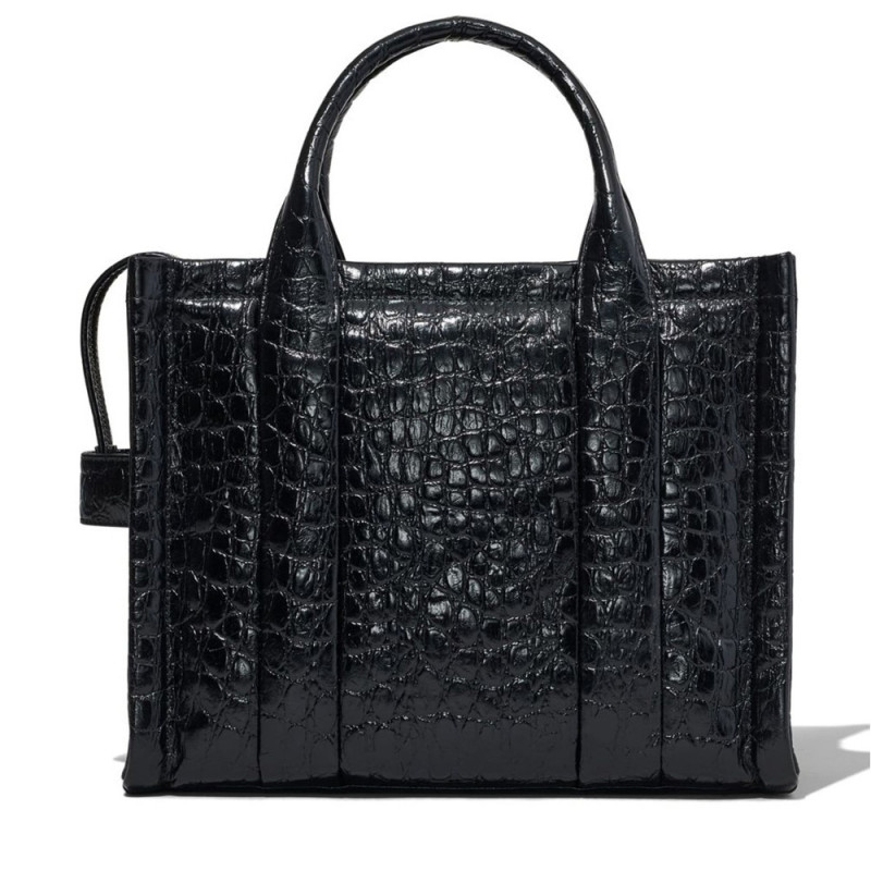 Сумка Marc Jacobs The Croc-Embossed Medium Tote Bag – Black
