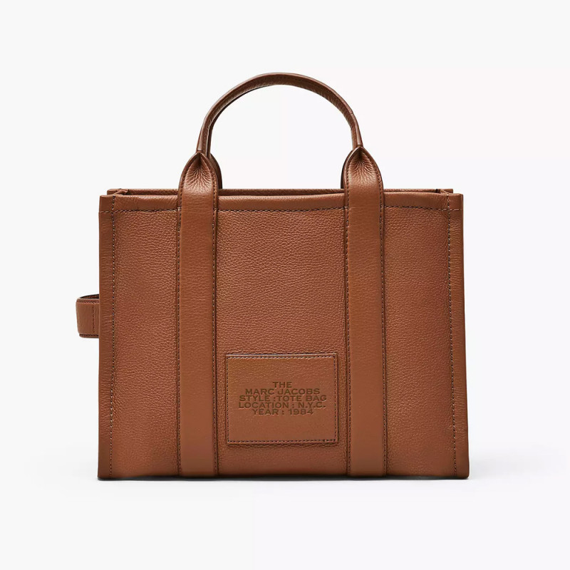 Сумка Marc Jacobs The Leather Medium Tote Bag – Argan Oil