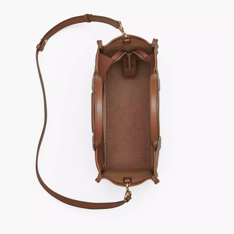Сумка Marc Jacobs The Leather Medium Tote Bag – Argan Oil
