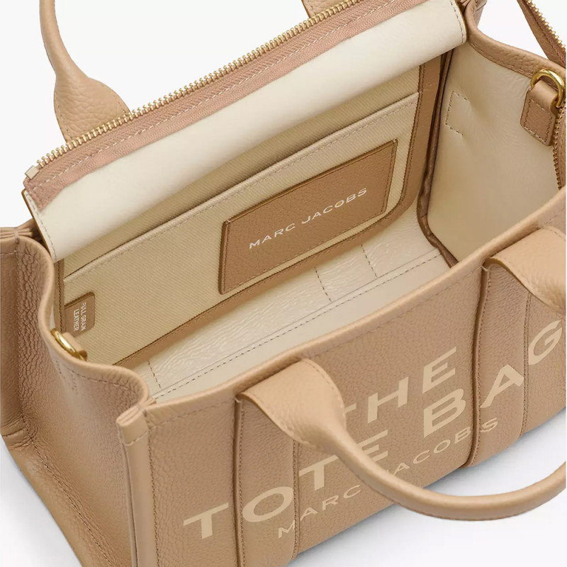Marc Jacobs The Leather Small Tote Bag – Camel