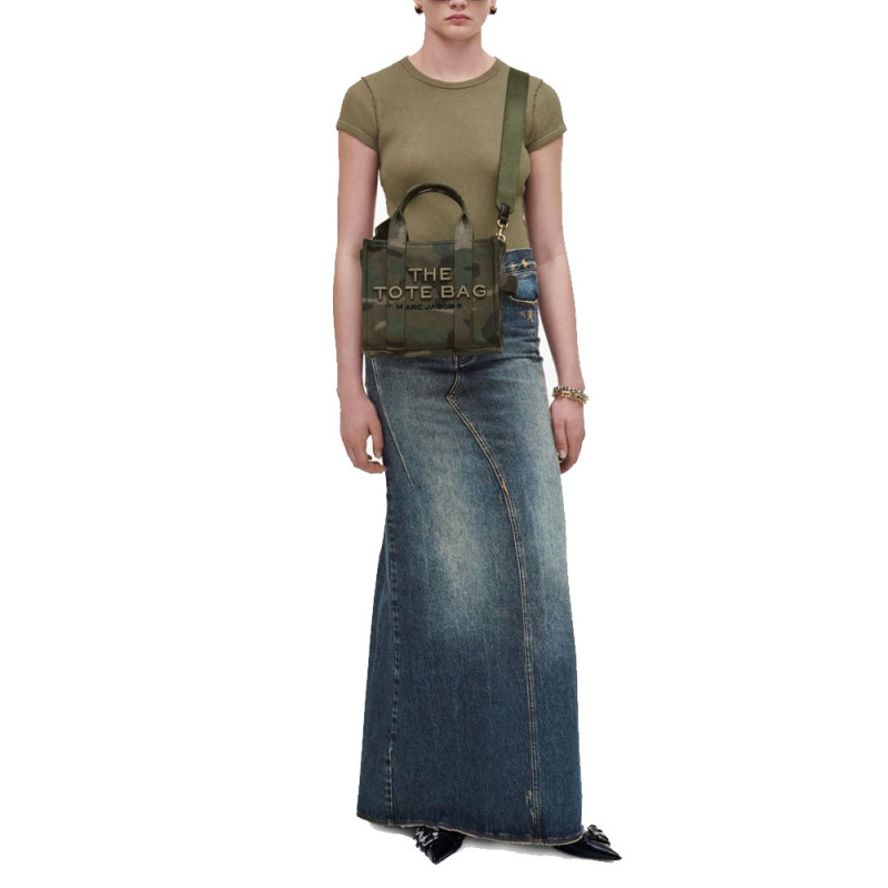 Marc Jacobs The Camo Jacquard Small Tote Bag - Green