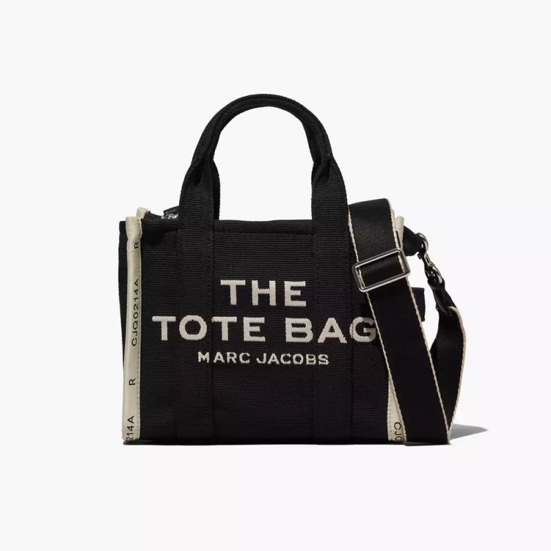 Marc Jacobs The Jacquard Small Tote Bag - Black