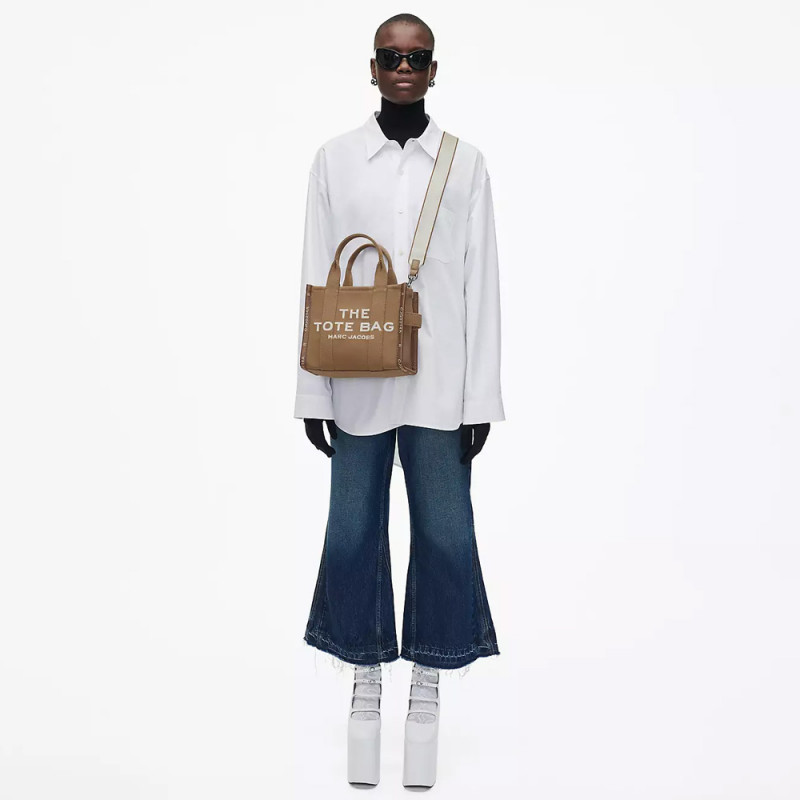 Сумка Marc Jacobs The Jacquard Small Tote Bag – Camel