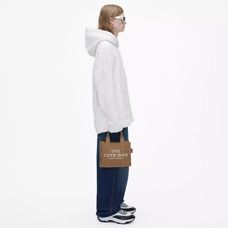 Сумка Marc Jacobs The Jacquard Small Tote Bag – Camel